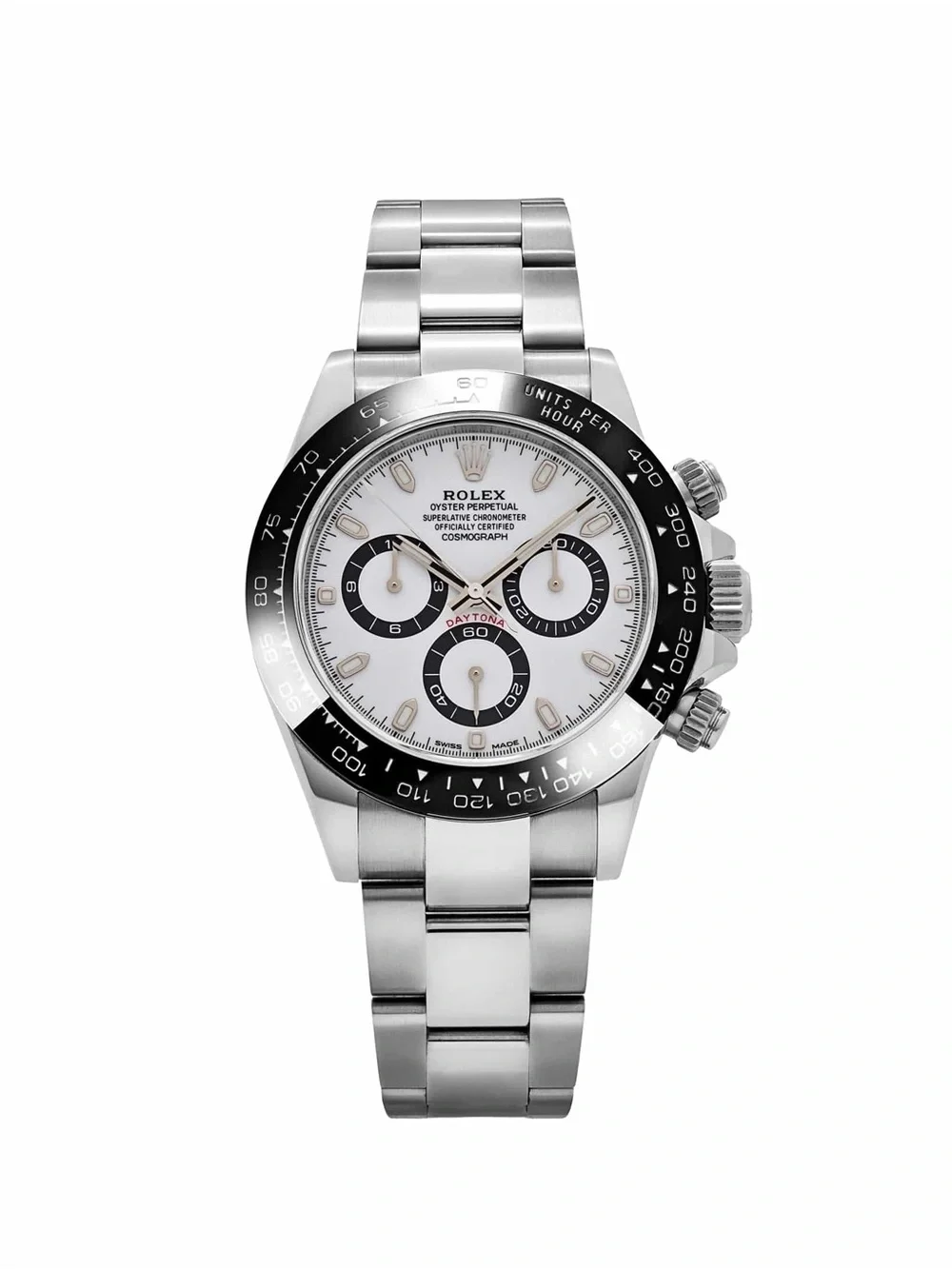 Rolex Daytona 116500LN Stainless Steel White Panda Dial